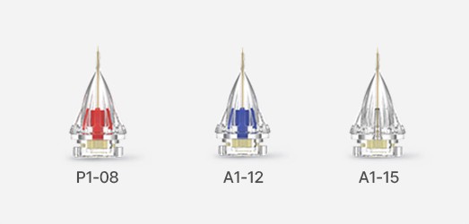 침습(원니들) 팁 3종류: P1-08, A1-12, A1-15